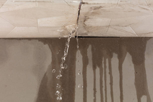 Professional Burst Pipe Cleanup technician working in Stoughton, MA